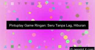 pintuplay game ringan